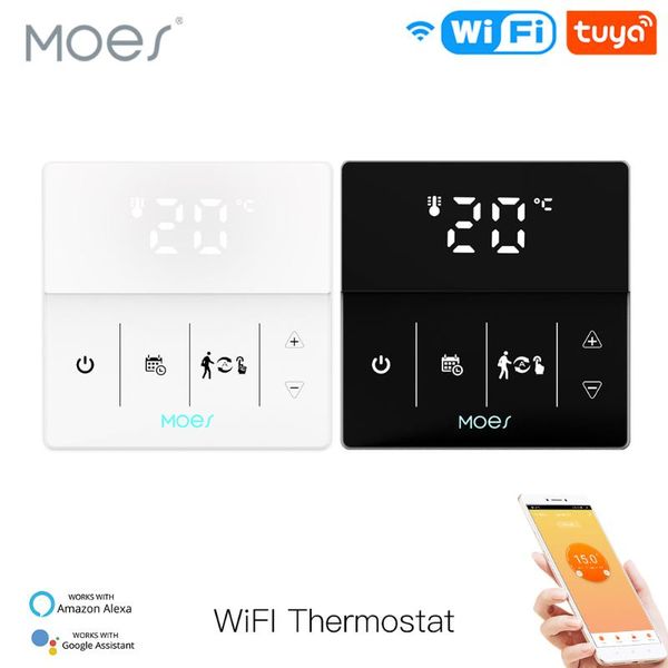 smart home control moes wifi thermostat gas boiler water electric floor heating controller logo color adjustable tuya app
smart home control moes wifi thermostat gas boiler water electric floor heating controller logo color adjustable tuya app