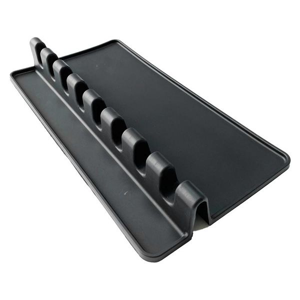 kitchen storage & organization tool rack, drain pad, silicone 8-grid utensils antifouling pad
kitchen storage & organization tool rack, drain pad, silicone 8-grid utensils antifouling pad