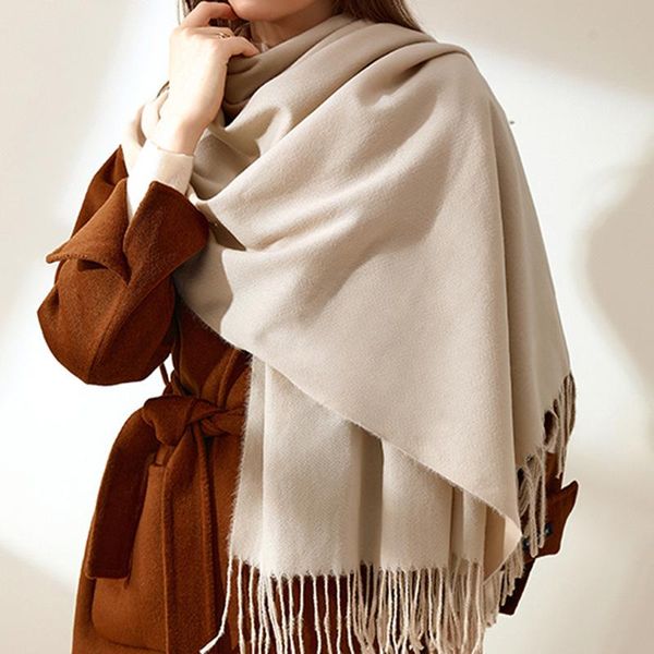 scarves luxury women' scarf winter solid color cashmere shawl and wrap classcial pashmina stole ladies casual plain hijab 250g, Blue;gray
scarves luxury women' scarf winter solid color cashmere shawl and wrap classcial pashmina stole ladies casual plain hijab 250g, Blue;gray