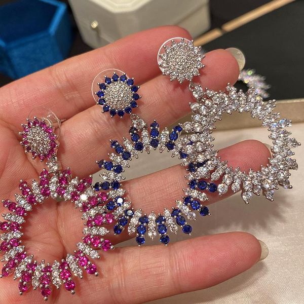 dangle & chandelier luxurious colorful big circle earring cubic zircon exaggeration personality fashion for women jewelry wedding party high, Silver
dangle & chandelier luxurious colorful big circle earring cubic zircon exaggeration personality fashion for women jewelry wedding party high, Silver