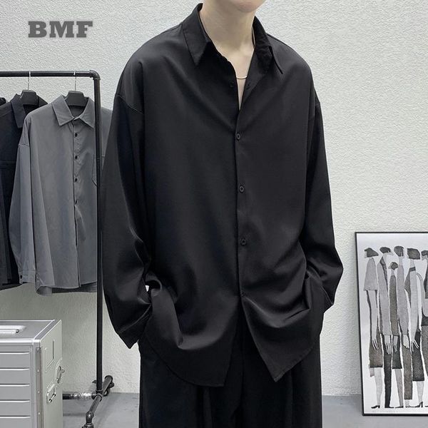 men's casual shirts korean style loose plus size black shirt kpop couple clothes men women fashion oversize hip hop long sleeve coat, White;black
men's casual shirts korean style loose plus size black shirt kpop couple clothes men women fashion oversize hip hop long sleeve coat, White;black