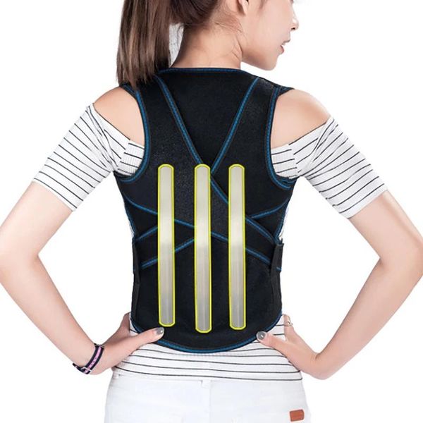 children posture corrector back support belt kids orthopedic corset for spine lumbar shoulder braces health, Black;blue
children posture corrector back support belt kids orthopedic corset for spine lumbar shoulder braces health, Black;blue