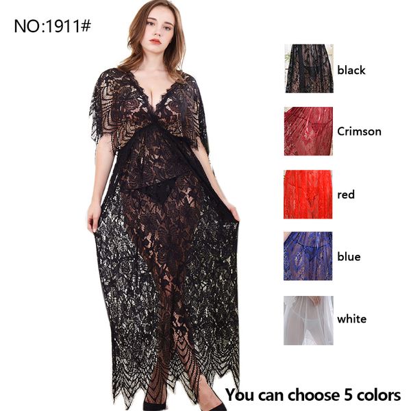 no:1911#ms. set transparent mesh shawl skirt lace suspenders lingerie long wholesale and retail thong + bra underwear factory price, Black;white
no:1911#ms. set transparent mesh shawl skirt lace suspenders lingerie long wholesale and retail thong + bra underwear factory price, Black;white