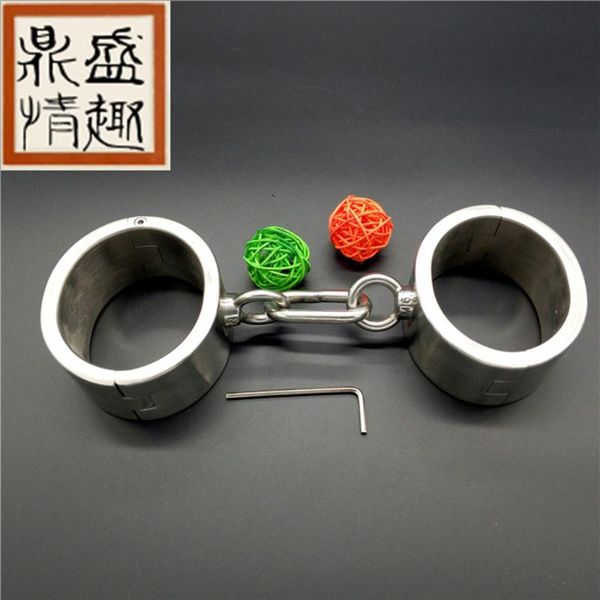 bangle stainless steel lock cuff men women metal handcuffs circle oval cuffs bracelets bangles lockable, Black
bangle stainless steel lock cuff men women metal handcuffs circle oval cuffs bracelets bangles lockable, Black