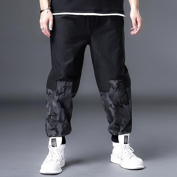 men's pants large size casual girdled feet increase summer style trendy fat handsome youth loose camouflage sweatpants 2021, Black
men's pants large size casual girdled feet increase summer style trendy fat handsome youth loose camouflage sweatpants 2021, Black