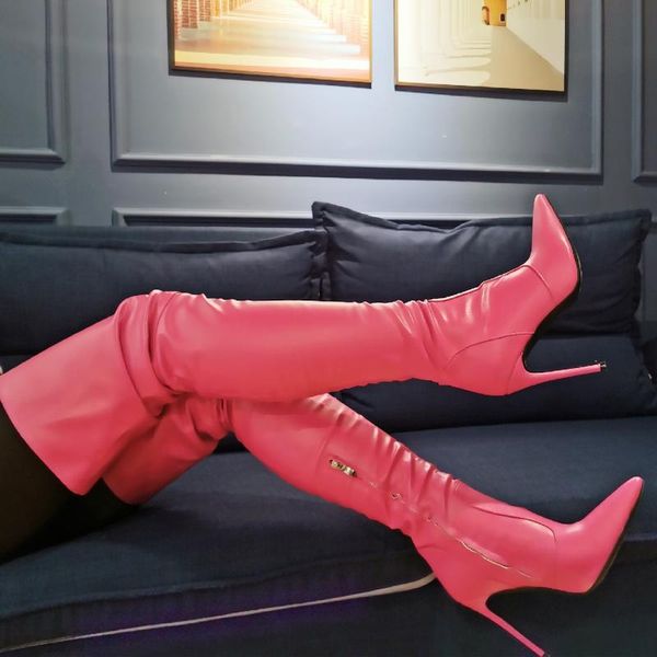 boots 2022 winter over the knee ladies stiletto high heels stretch slim long botas dress pink shoes women plus us size 5-15, Black
boots 2022 winter over the knee ladies stiletto high heels stretch slim long botas dress pink shoes women plus us size 5-15, Black