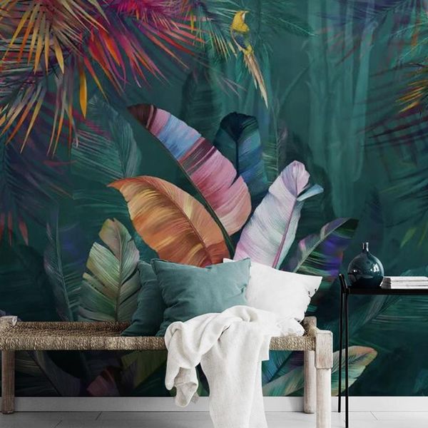 wallpapers 3d wallpaper rainforest banana leaf print tv background interior decor for living room bedroom
wallpapers 3d wallpaper rainforest banana leaf print tv background interior decor for living room bedroom