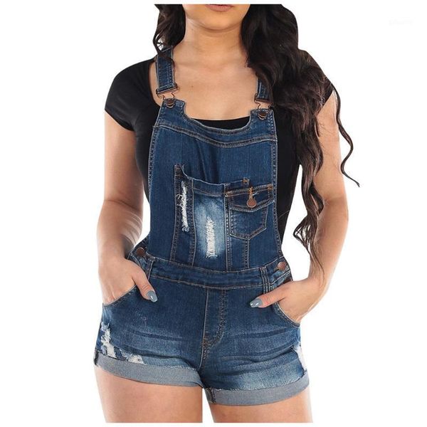 short denim overalls women hole jumpsuit high waist casual jeans playsuit washed salopette straps 2021 summer romper women's, Blue
short denim overalls women hole jumpsuit high waist casual jeans playsuit washed salopette straps 2021 summer romper women's, Blue