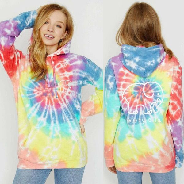 women fashion tie-dye colorful long sleeve hoodies lady spring fall casual loose hooded sweatshirt girls pullover streetwear women's &, Black
women fashion tie-dye colorful long sleeve hoodies lady spring fall casual loose hooded sweatshirt girls pullover streetwear women's &, Black