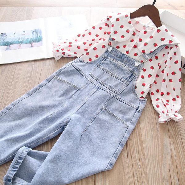 jumpsuits spring 2021 girls three pocket denim strappy pants children's wear wholesale, Blue
jumpsuits spring 2021 girls three pocket denim strappy pants children's wear wholesale, Blue