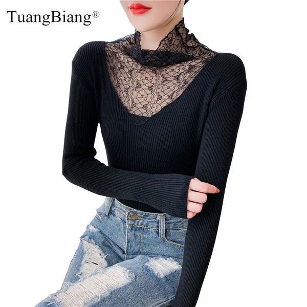 women's sweaters 2021 autumn lace turtleneck long sleeve pullovers women winter hollow out slim sweater lady floral mesh deep v-neck ju, White;black
women's sweaters 2021 autumn lace turtleneck long sleeve pullovers women winter hollow out slim sweater lady floral mesh deep v-neck ju, White;black
