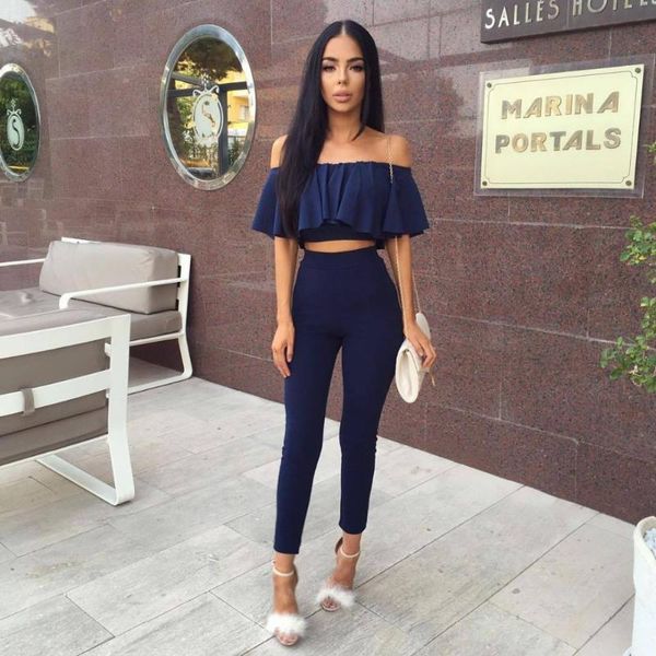 women's jumpsuits & rompers female overalls playsuit romper jumpsuit womens off shoulder 2 pc set long slim ruffles, Black;white
women's jumpsuits & rompers female overalls playsuit romper jumpsuit womens off shoulder 2 pc set long slim ruffles, Black;white