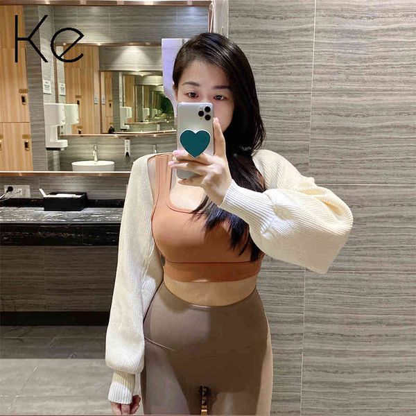 ke lantern sleeves wild yoga fitness knit shawl small waistcoat sunscreen cardigan with short coat women
ke lantern sleeves wild yoga fitness knit shawl small waistcoat sunscreen cardigan with short coat women