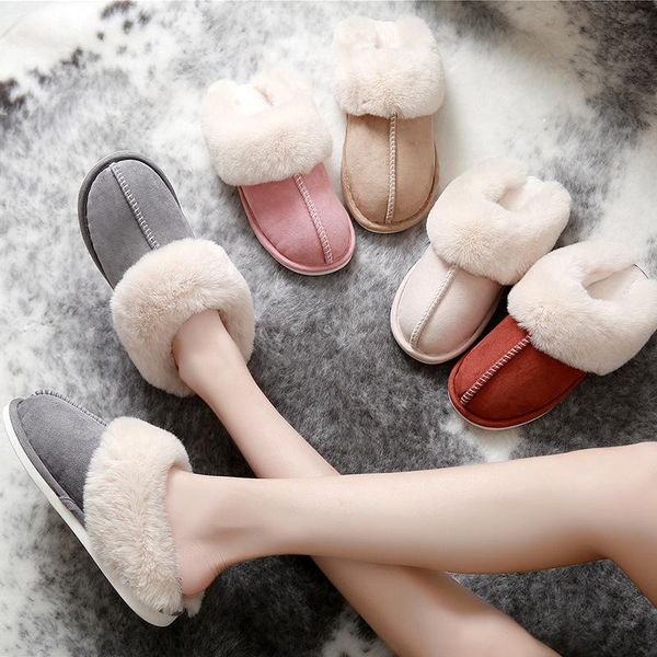 slippers 2021 winter furry women shoes faux fur female flat home slipper plush men&women indoor warm fluffy terlik slides, Black
slippers 2021 winter furry women shoes faux fur female flat home slipper plush men&women indoor warm fluffy terlik slides, Black
