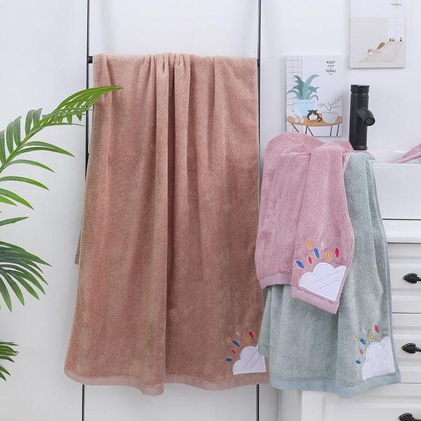 towel 70x140cm bamboo cotton cloud rain embroider solid color bathroom women girls soft bath
towel 70x140cm bamboo cotton cloud rain embroider solid color bathroom women girls soft bath