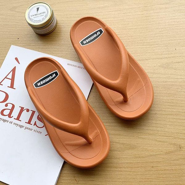 ins summer slippers women's thick bottom ladies men casual beach soft flip flops hy009, Black
ins summer slippers women's thick bottom ladies men casual beach soft flip flops hy009, Black