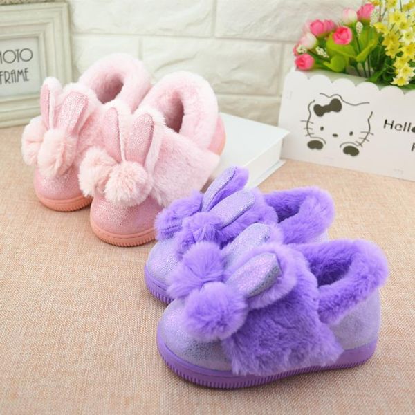 slipper children girls winter slippers cute bow home cotton shoes kids baby indoor warm plush mule fashion, Black;grey
slipper children girls winter slippers cute bow home cotton shoes kids baby indoor warm plush mule fashion, Black;grey
