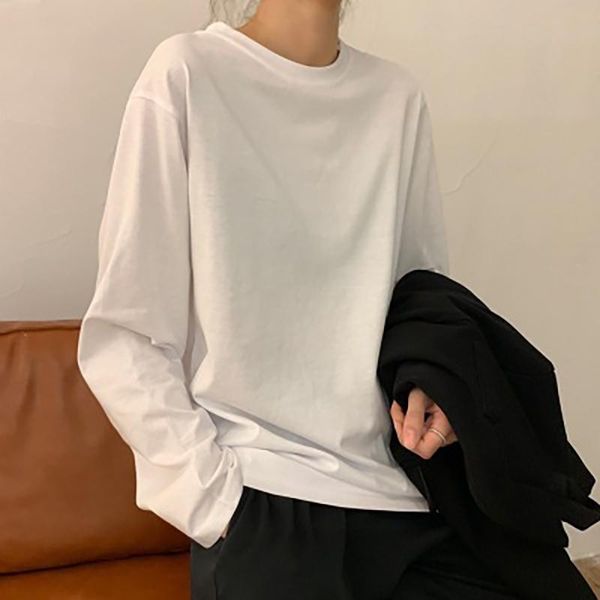 women's t-shirt solid basic long sleeve womens tshirt casual black white fashion t shirt ladies korean tee
women's t-shirt solid basic long sleeve womens tshirt casual black white fashion t shirt ladies korean tee