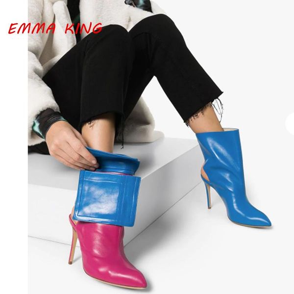 spring 2021 pointed toe slingback ankle boots women pocket design stiletto high heels fashion slip-on style ladies shoes, Black
spring 2021 pointed toe slingback ankle boots women pocket design stiletto high heels fashion slip-on style ladies shoes, Black