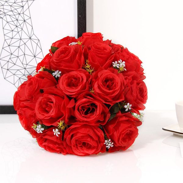 decorative flowers & wreaths 18 head silk roses bouquet artificial for home decoration wedding bride fake flower faux living room decor
decorative flowers & wreaths 18 head silk roses bouquet artificial for home decoration wedding bride fake flower faux living room decor