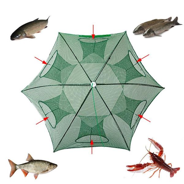 strengthen 4-20 holes automatic fishing net nylon foldable catch fish trap for fishes shrimp minnows crab cast mesh accessories
strengthen 4-20 holes automatic fishing net nylon foldable catch fish trap for fishes shrimp minnows crab cast mesh accessories