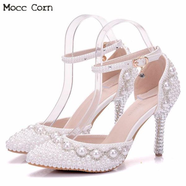 dress shoes pointed toe pumps crystal high heels bling glitter sandals women white wedding party pearl ladies bridal shoe plus size 42, Black
dress shoes pointed toe pumps crystal high heels bling glitter sandals women white wedding party pearl ladies bridal shoe plus size 42, Black