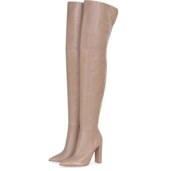 boots ladies microfiber over-the-knee spring autumn zipper pointed toe long warm winter square high-heel women's shoes, Black
boots ladies microfiber over-the-knee spring autumn zipper pointed toe long warm winter square high-heel women's shoes, Black