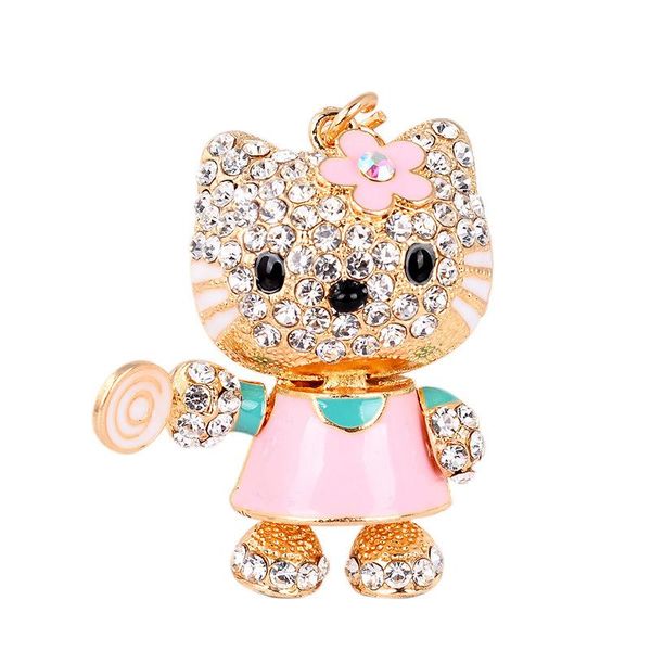 keychains cute crystal cat keychain purse bag charm keyring key chain rhinestone animal keyholder pendant accessories wedding party gift, Silver
keychains cute crystal cat keychain purse bag charm keyring key chain rhinestone animal keyholder pendant accessories wedding party gift, Silver