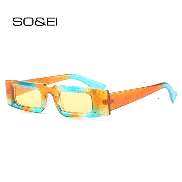 sun glasses so&ei vintage small rectangle glasses women fashion colorful eyewear men trending champagne shades uv400, White;black
sun glasses so&ei vintage small rectangle glasses women fashion colorful eyewear men trending champagne shades uv400, White;black