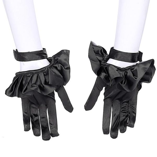 five fingers gloves ruffle for women handmade gothic ornament cute elegant wedding dinner halloween cosplay party props, Blue;gray
five fingers gloves ruffle for women handmade gothic ornament cute elegant wedding dinner halloween cosplay party props, Blue;gray