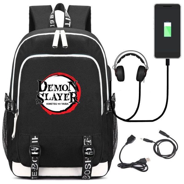 backpack demon slayer: kimetsu no yaiba usb school bag women men travel bags cosplay kids teens student bookbag
backpack demon slayer: kimetsu no yaiba usb school bag women men travel bags cosplay kids teens student bookbag