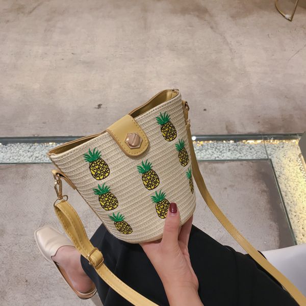 discount sales promotion2021 summer new straw beach korean fashion embroidered pineapple portable one shoulder bucket bag factory direct sal
discount sales promotion2021 summer new straw beach korean fashion embroidered pineapple portable one shoulder bucket bag factory direct sal