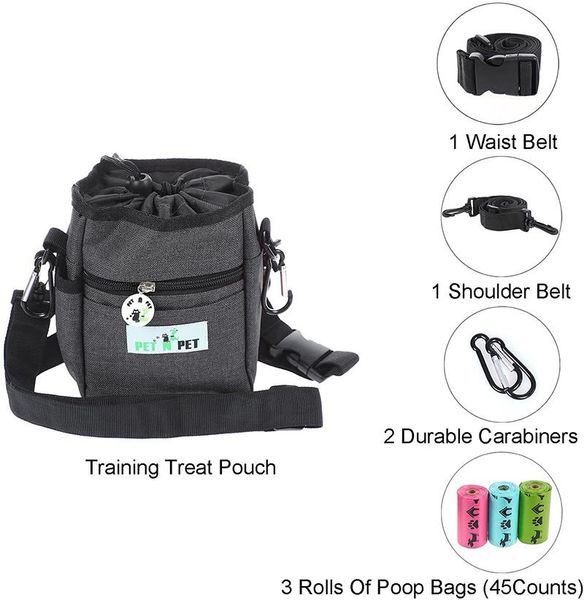 dog travel & outdoors treat training pouch-3 ways to ware pouch with built-in poop bag dispenser easy carry for dogs
dog travel & outdoors treat training pouch-3 ways to ware pouch with built-in poop bag dispenser easy carry for dogs