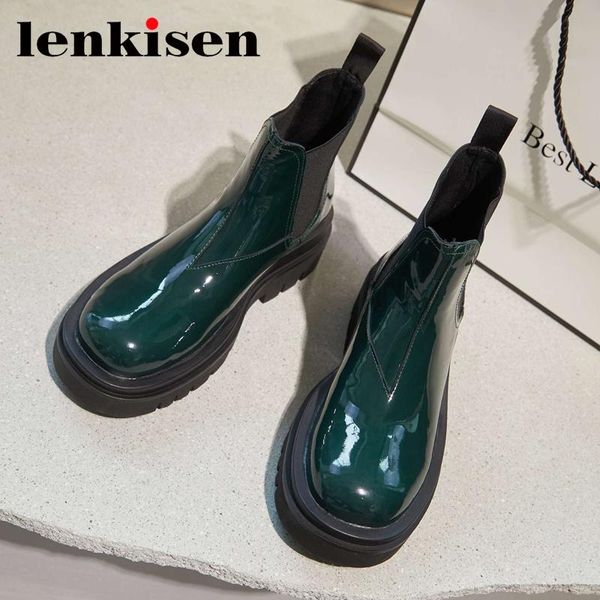 boots lenkisen limited customization large size round toe high heels thick bottom gladiator young lady daily wear cozy ankle l53, Black
boots lenkisen limited customization large size round toe high heels thick bottom gladiator young lady daily wear cozy ankle l53, Black