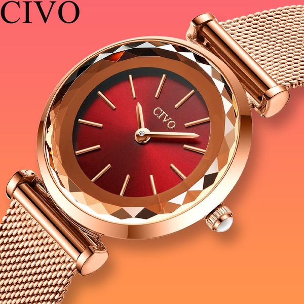 wholesale price civo fashion watches women wateproof stainless strap mesh quartz movement ladies relogio feminino 8107 wristwatches, Slivery;brown
wholesale price civo fashion watches women wateproof stainless strap mesh quartz movement ladies relogio feminino 8107 wristwatches, Slivery;brown