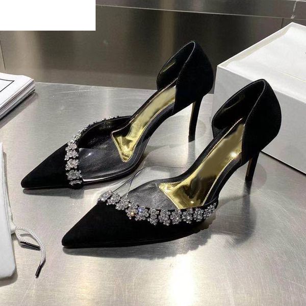 sandals pointed toe thin high heel pumps women kid suede shallow mouth rhinestone decor single shoes spring wedding bride 2021 a1z, Black
sandals pointed toe thin high heel pumps women kid suede shallow mouth rhinestone decor single shoes spring wedding bride 2021 a1z, Black