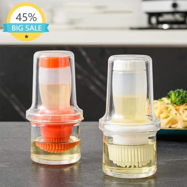 tools & accessories oil bottle with silicone brush for cooking bbq pastry basting brushes, grill barbecue baking oil/honey/sauce
tools & accessories oil bottle with silicone brush for cooking bbq pastry basting brushes, grill barbecue baking oil/honey/sauce