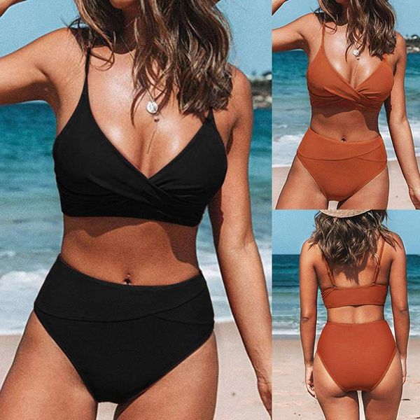 women's swimwear swimsuit for women 2 pieces push up bikini set high cut ribbed waist biquini, White;black
women's swimwear swimsuit for women 2 pieces push up bikini set high cut ribbed waist biquini, White;black