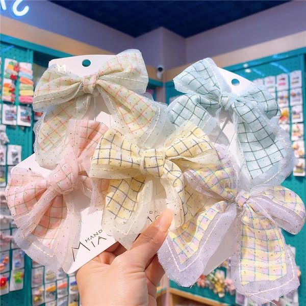 kids hair accessories children's cute yarn lattice fabric bow duckbill clip korean fashion sweet girl princess hairpins, Slivery;white
kids hair accessories children's cute yarn lattice fabric bow duckbill clip korean fashion sweet girl princess hairpins, Slivery;white