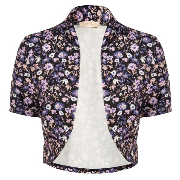 women's jackets bp women pleated sides shrug ladies short sleeve open front bolero vibrant floral pattern sleeves cropped length, Black;brown
women's jackets bp women pleated sides shrug ladies short sleeve open front bolero vibrant floral pattern sleeves cropped length, Black;brown