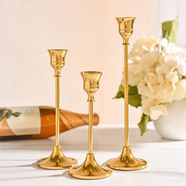 candle holders candlestick taper holders, brass gold holder set 3 pcs for wedding party dinning (brass gold)
candle holders candlestick taper holders, brass gold holder set 3 pcs for wedding party dinning (brass gold)