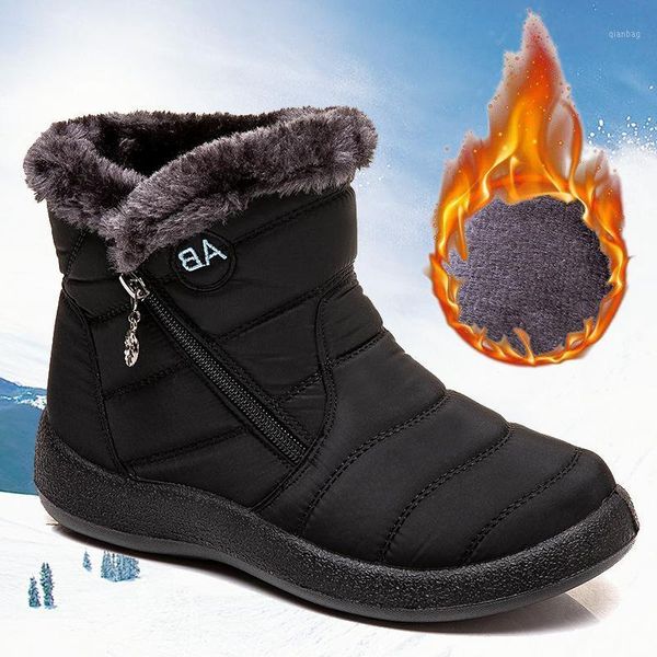 boots waterproof cloth winter warm women's snow side zipper size 43 low heel casual1, Black
boots waterproof cloth winter warm women's snow side zipper size 43 low heel casual1, Black