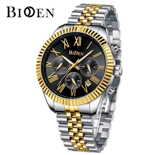 biden fashion luxury watch for men quartz wristwatches calendar casual golden black male clock stainless steel strap relogio new, Slivery;brown
biden fashion luxury watch for men quartz wristwatches calendar casual golden black male clock stainless steel strap relogio new, Slivery;brown