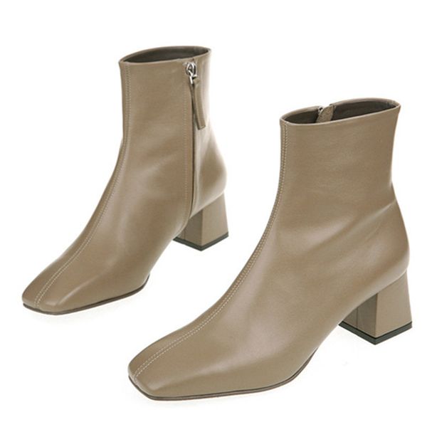 morazora genuine leather boots thick heels square toe fashion ankle boots for woman autumn winter solid color ladies shoes 210506, Black
morazora genuine leather boots thick heels square toe fashion ankle boots for woman autumn winter solid color ladies shoes 210506, Black