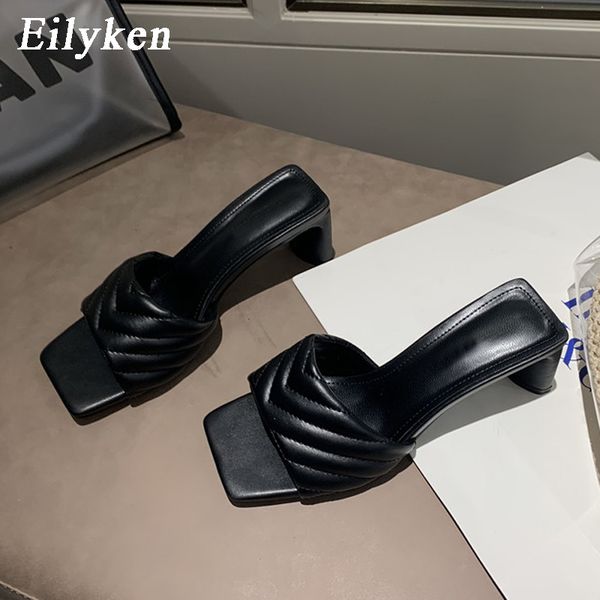 eilyken fashion elegant womens slippers solid cozy pu leather square toe sandals femme low heel party dress shoes hws323, Black
eilyken fashion elegant womens slippers solid cozy pu leather square toe sandals femme low heel party dress shoes hws323, Black