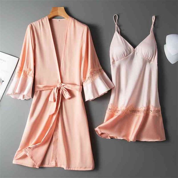 women's sleepwear robe suit kimono ing gown bridal wedding party loungewear rayon bathrobe&sleeveless nightgown set 2pcs sati, Black;red
women's sleepwear robe suit kimono ing gown bridal wedding party loungewear rayon bathrobe&sleeveless nightgown set 2pcs sati, Black;red