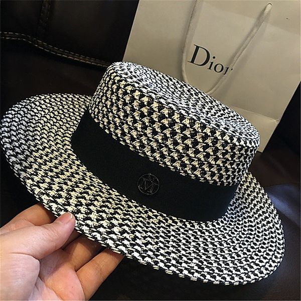 sun li star same spring and summer plaid woven flat straw hat sunscreen wide brim hat women's, Yellow
sun li star same spring and summer plaid woven flat straw hat sunscreen wide brim hat women's, Yellow