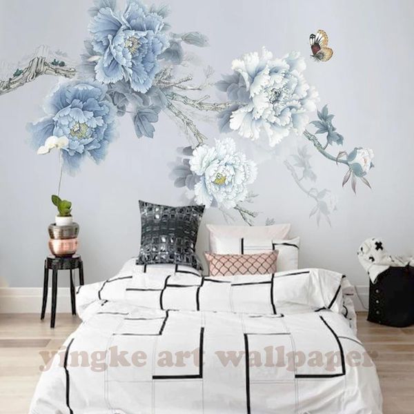 wallpapers custom po mural wallpaper chinese style oil painting tv backdrop 3d for walls blue peony wall papers home decor
wallpapers custom po mural wallpaper chinese style oil painting tv backdrop 3d for walls blue peony wall papers home decor