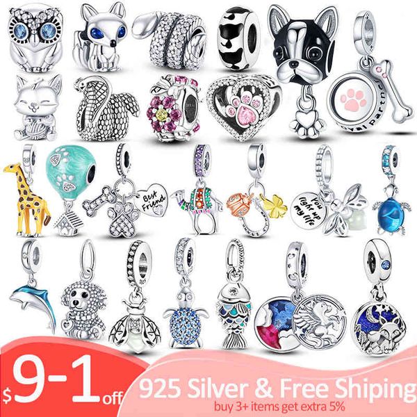 925 sterling silver ladybug owl cat dog fox snake turtle charm beads fit original pandora bracelet 925 jewelry making
925 sterling silver ladybug owl cat dog fox snake turtle charm beads fit original pandora bracelet 925 jewelry making
