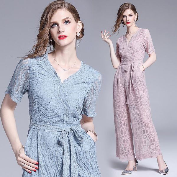 women's jumpsuits & rompers women woman designer lace onepiece jumpsuit romper clothes runway summer v-neck belt cute ladies slim casua, Black;white
women's jumpsuits & rompers women woman designer lace onepiece jumpsuit romper clothes runway summer v-neck belt cute ladies slim casua, Black;white